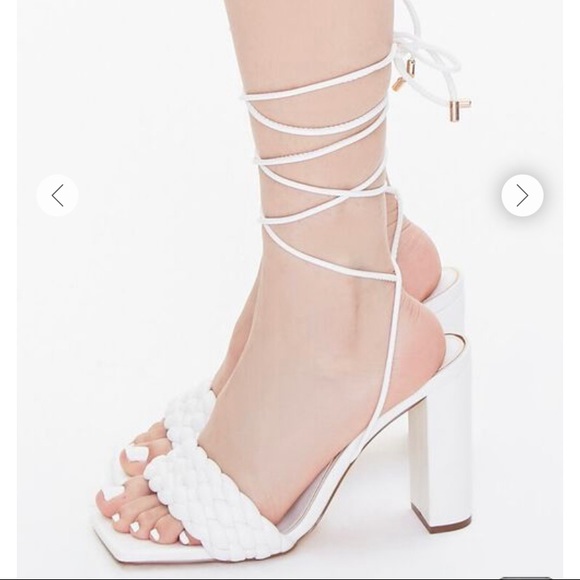 White block heels!!! With straps - Picture 2 of 4